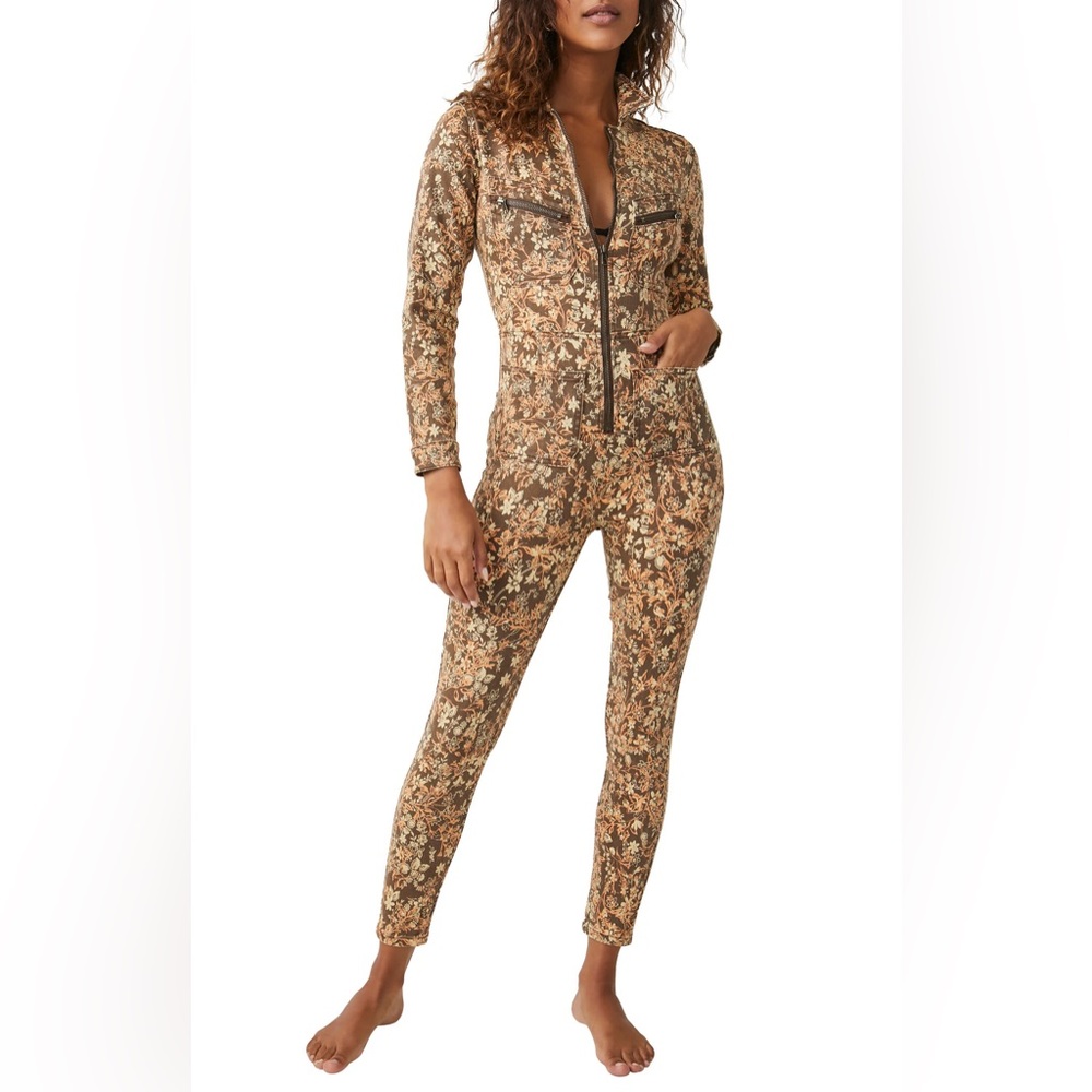 💥NWT FP Lennox Floral Print Jumpsuit Size XS